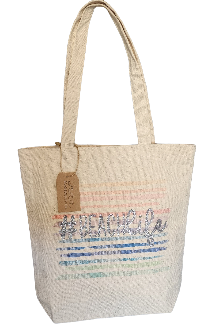 #BeachLife Natural Tote