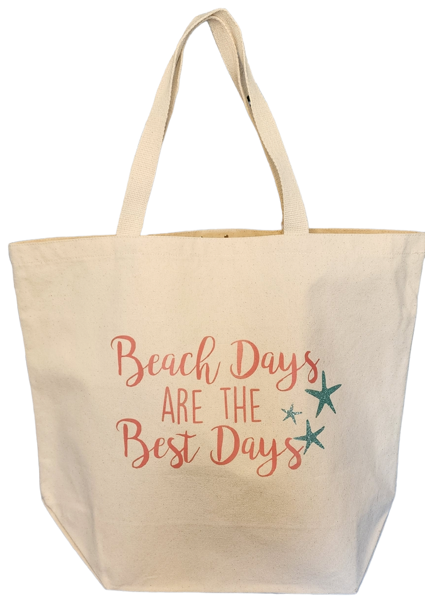 Beach Days are the Best Days Large Tote
