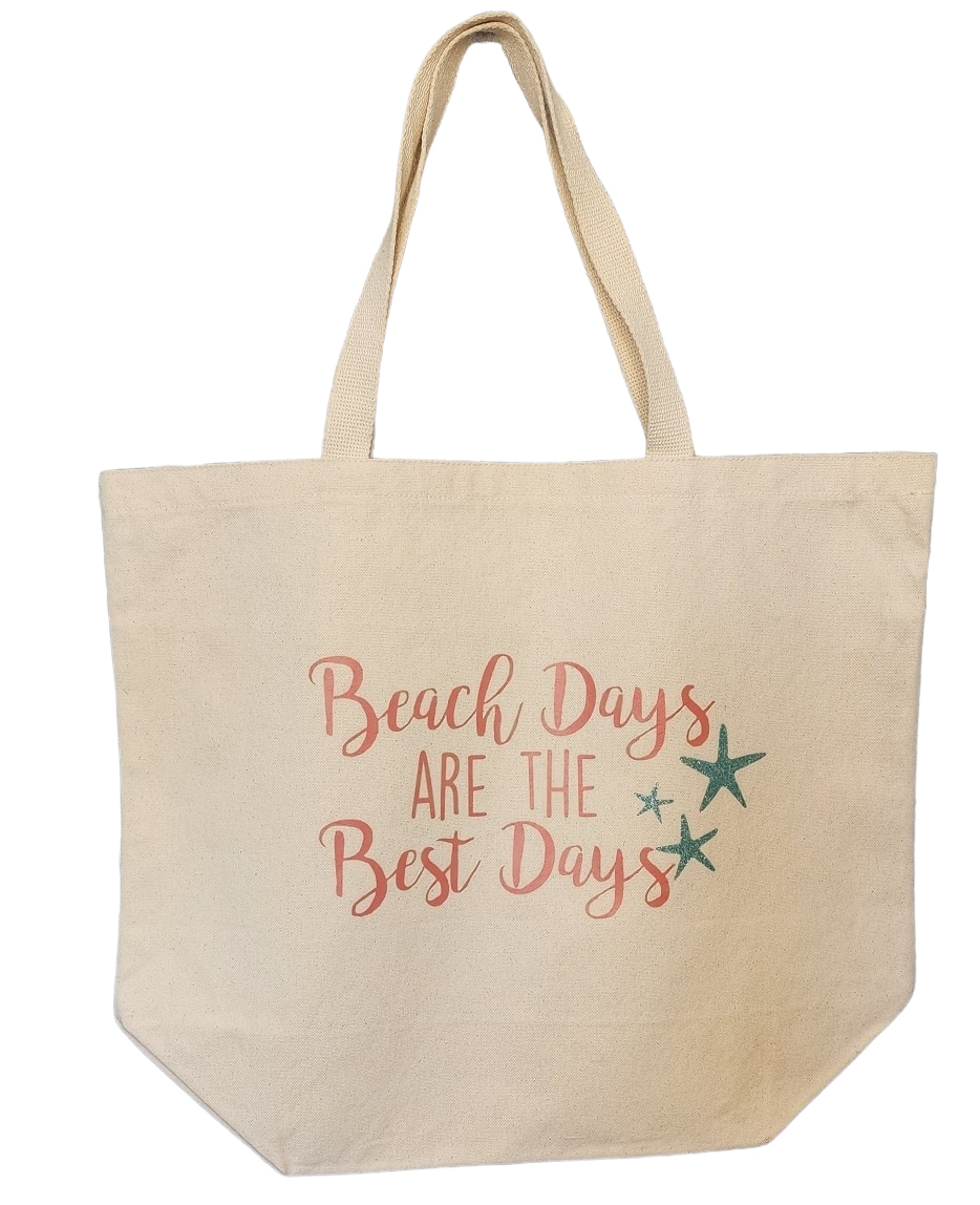 Beach Days are the Best Days Large Tote