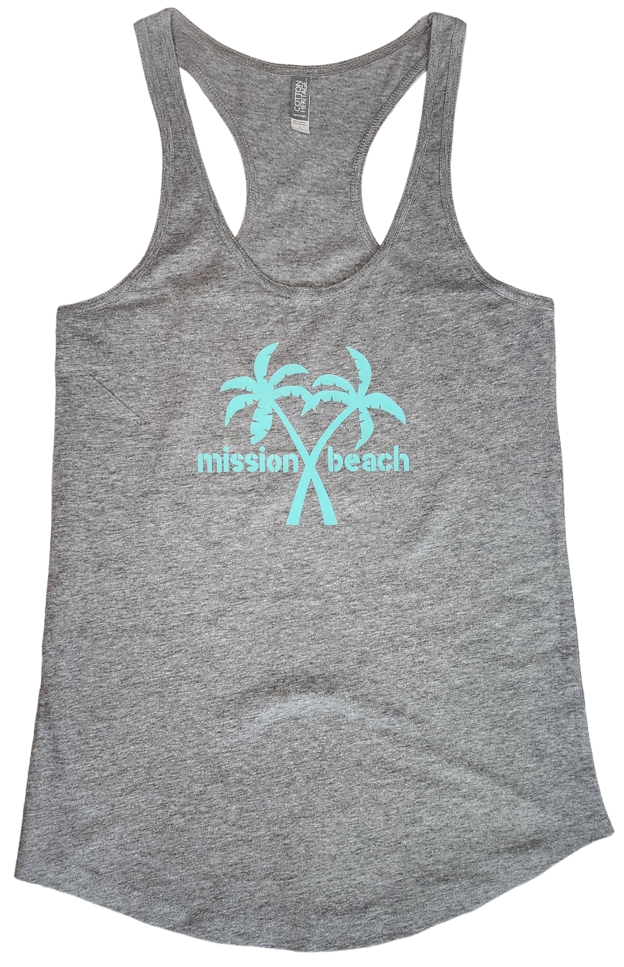 MISSION BEACH Racerback Tank LARGE